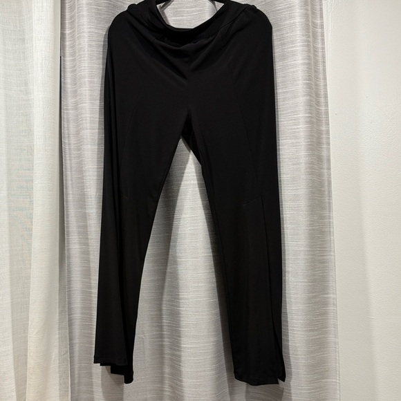 CLARA SUNWOO Pants - CLARA SUNWOO Womens Large Black Palazzo Pants with front slit
